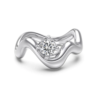 Anillo Mujer in Plata Cubic Zirconia RQUWR14